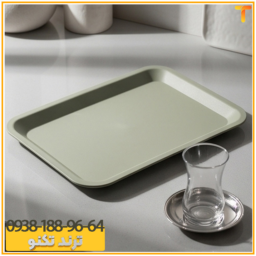  سینی پذیرایی پلاستیکی مدل مینیمال پاستل 