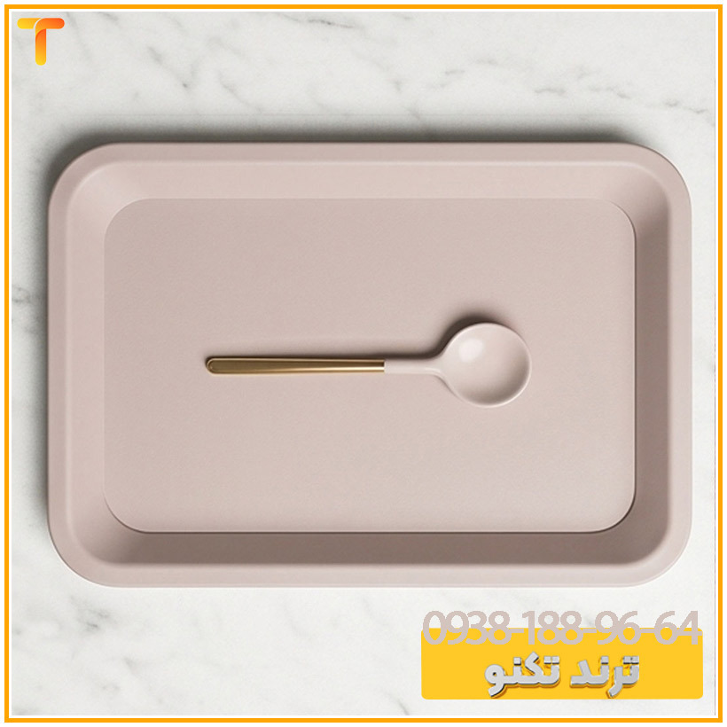  سینی پذیرایی پلاستیکی مدل مینیمال پاستل 