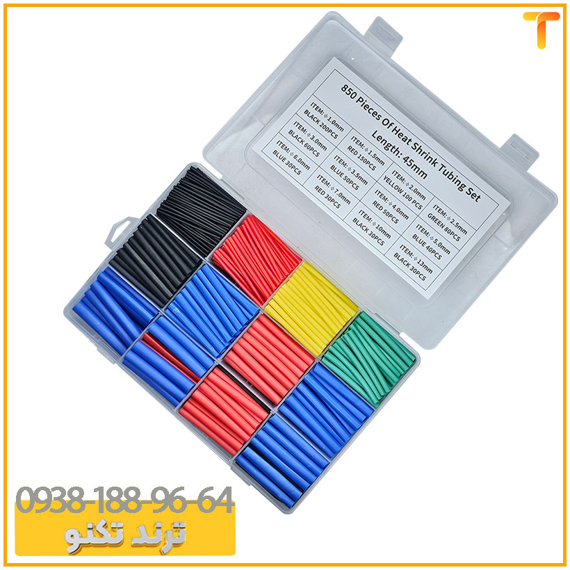  پک وارنیش حرارتی 850 عددی رنگی 
