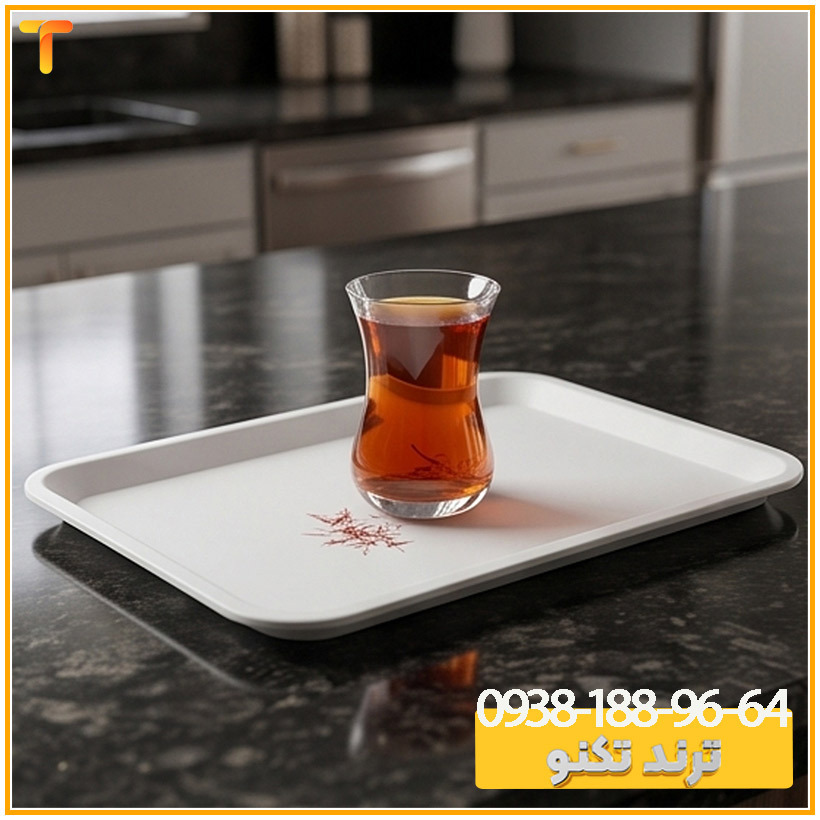 سینی پذیرایی پلاستیکی مدل مینیمال پاستل 