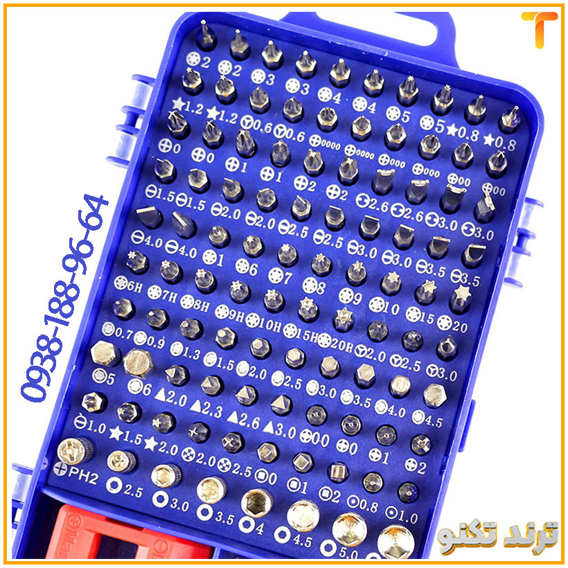 مجموعه پیچ گوشتی 115 عددی مدل 11501